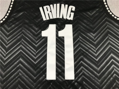 Men's Brooklyn Nets Kyrie Irving #11 Black 2020/21 Swingman Player Jerseys