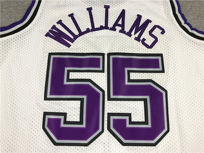 Men's Sacramento Kings Jason Williams White Hardwood Classics Swingman Jerseys
