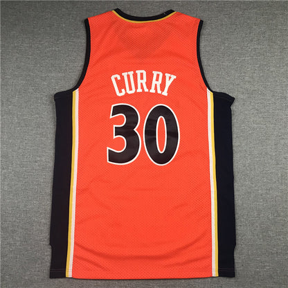 Men's Golden State Warriors Stephen Curry Fanatics Branded Orange Classic Jerseys