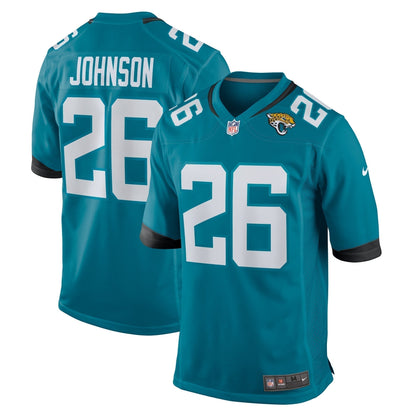 D'Ernest Johnson Jacksonville Jaguars Nike Game Jersey - Teal