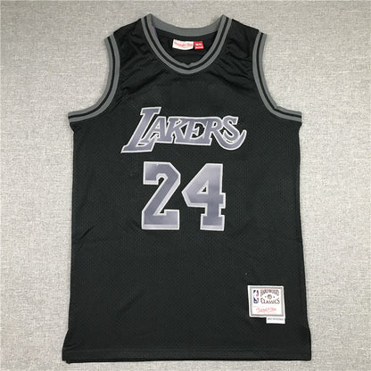 Men's Los Angeles Lakers Kobe Bryant Black Hardwood Classics Swingman Jerseys