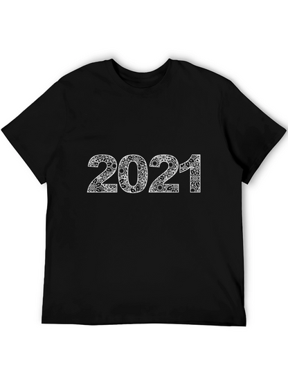 Trendy 2021 Patterned Graphic Tee