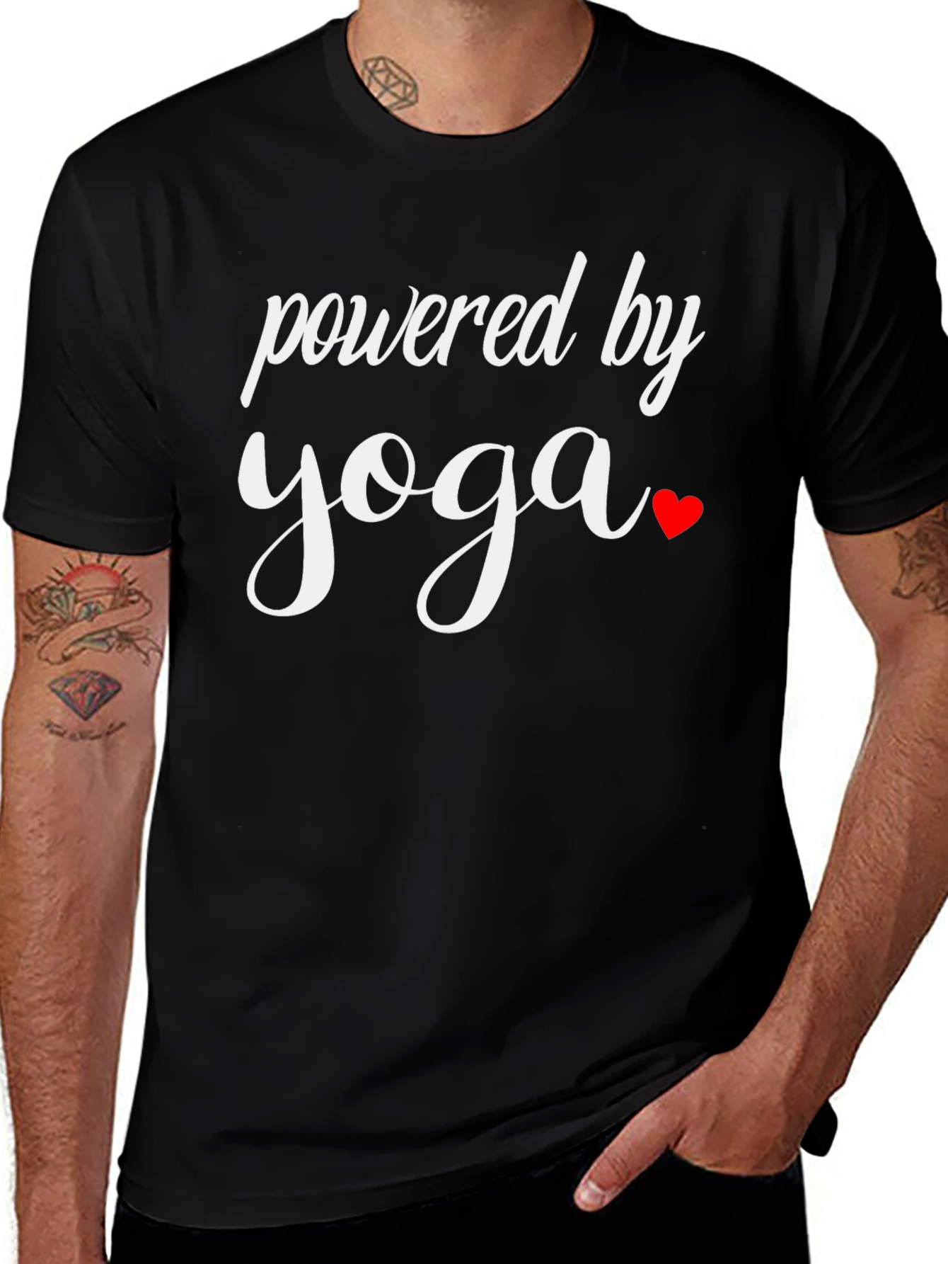 Powered by Yoga T-Shirt -  Comfortable Fit