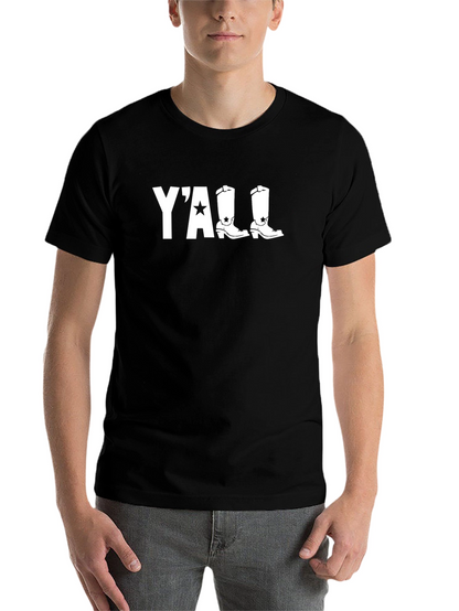 Yall Boots Graphic T-Shirt - Country Style Tee