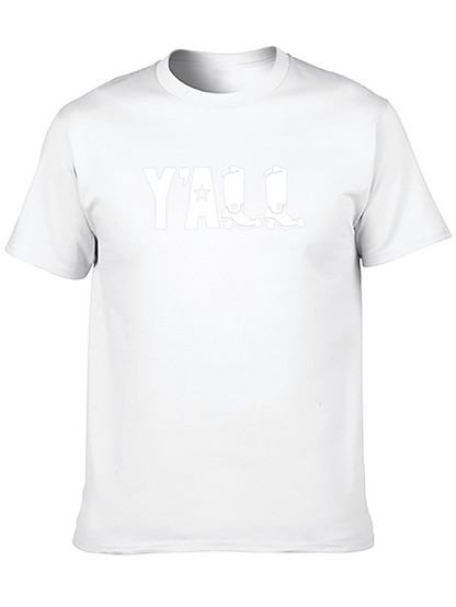 Yall Boots Graphic T-Shirt - Country Style Tee