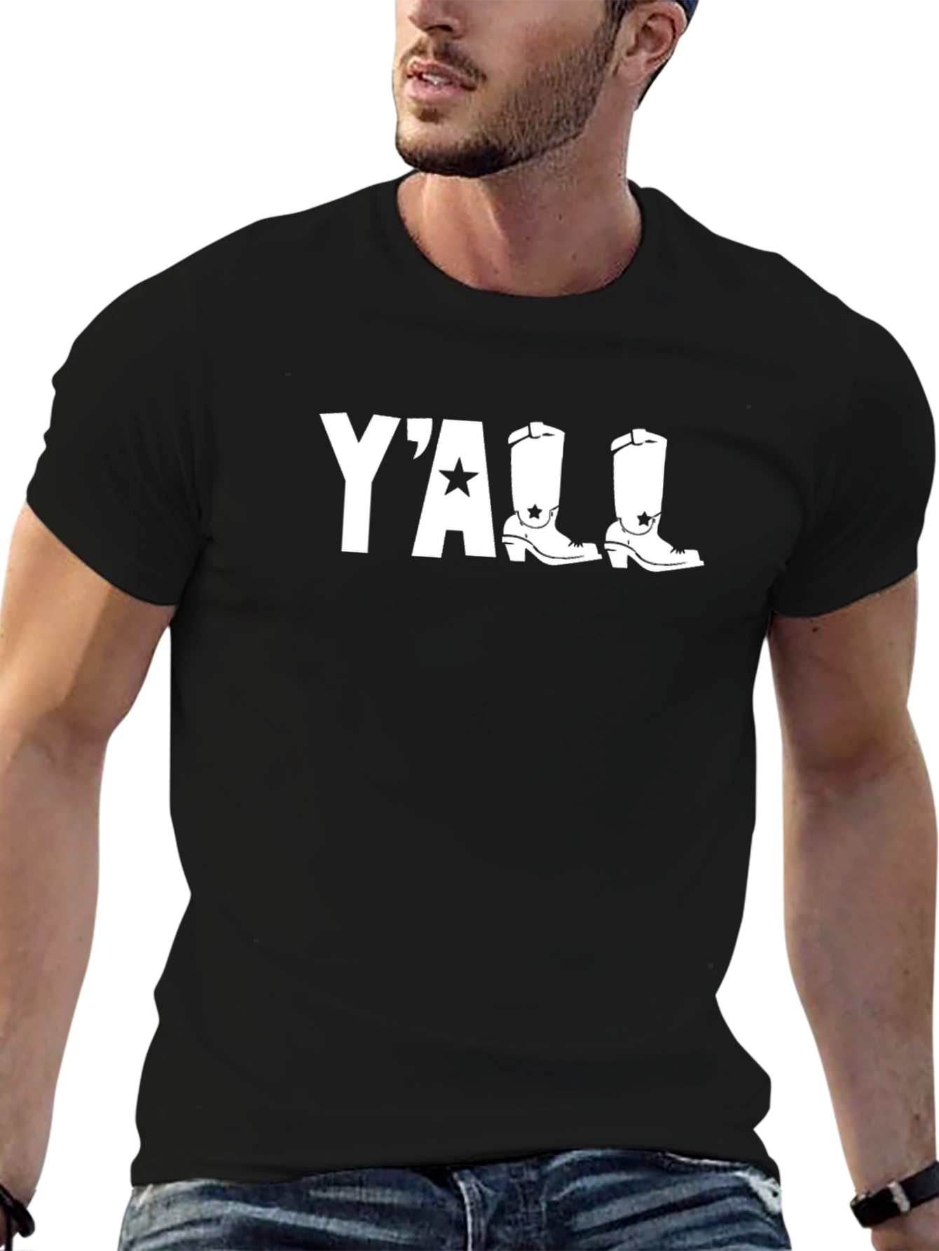 Yall Boots Graphic T-Shirt - Country Style Tee
