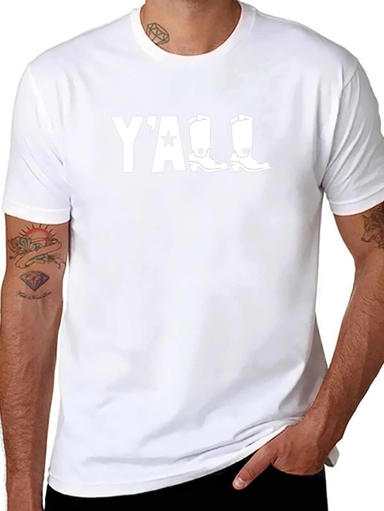 Yall Boots Graphic T-Shirt - Country Style Tee