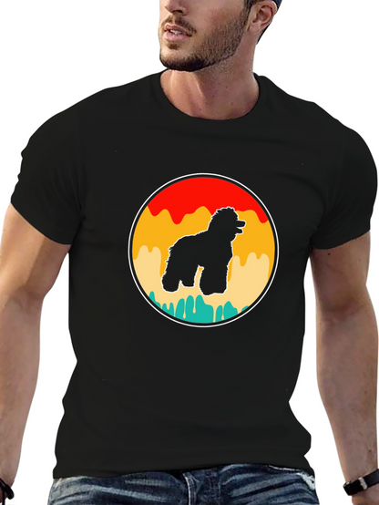 Retro Dog Silhouette T-Shirt