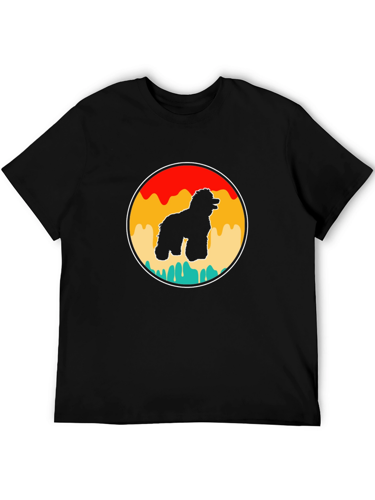 Retro Dog Silhouette T-Shirt