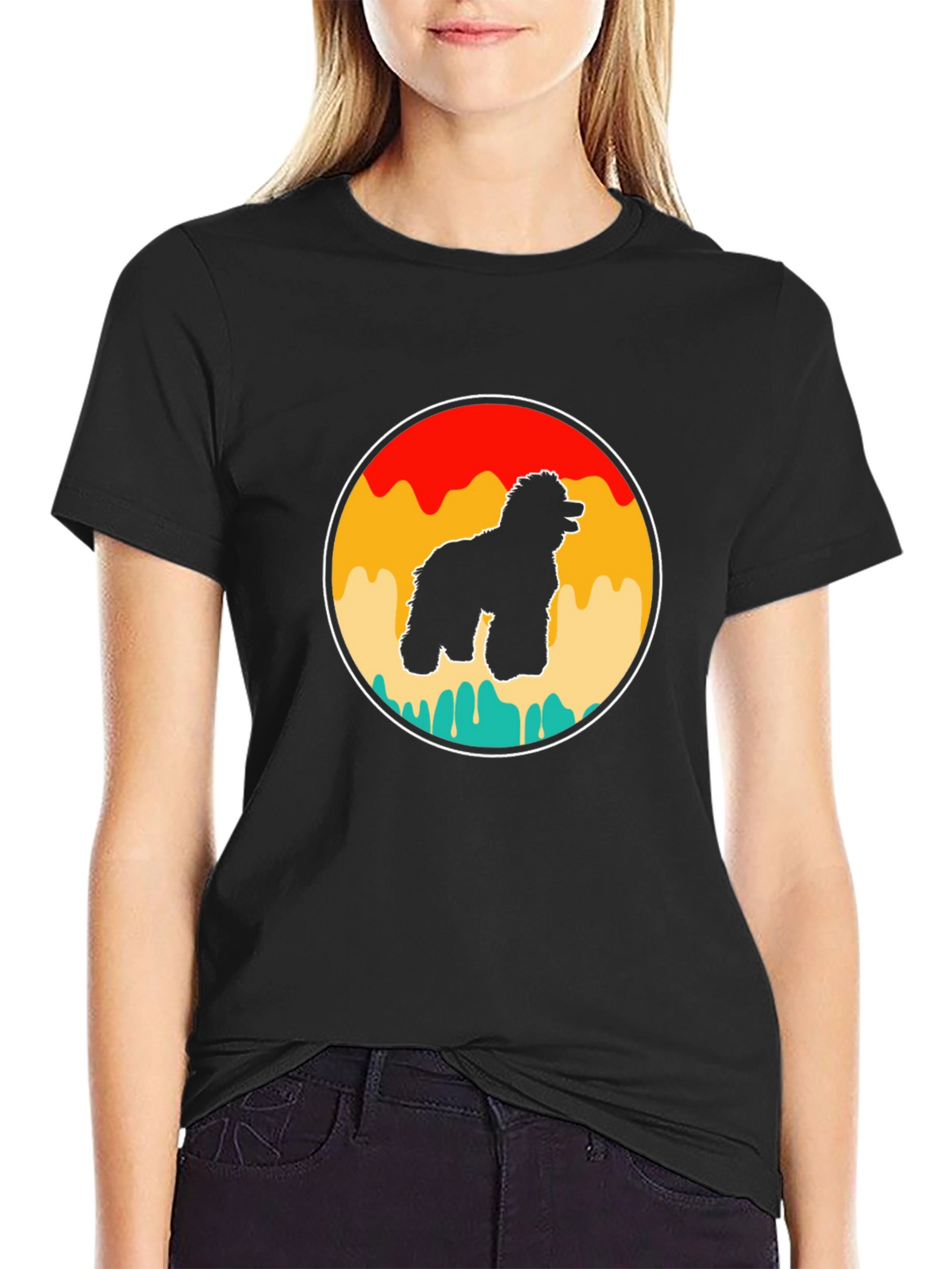 Retro Dog Silhouette T-Shirt