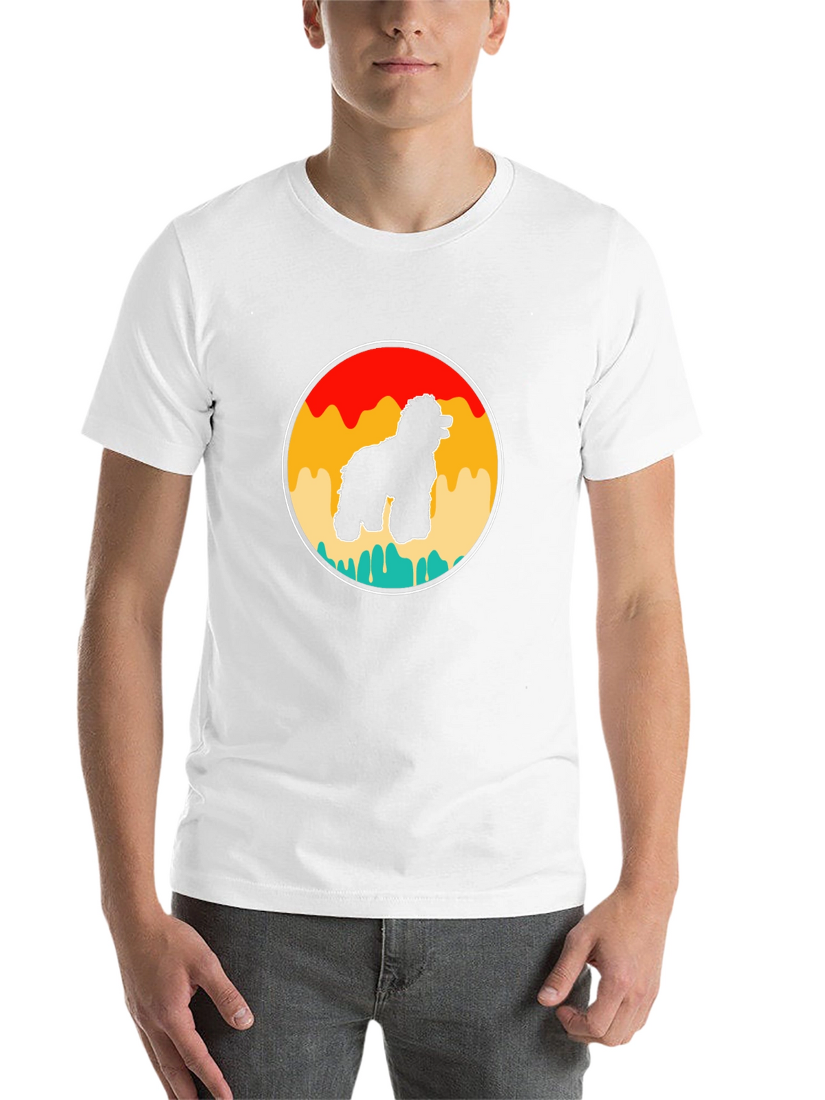 Retro Dog Silhouette T-Shirt