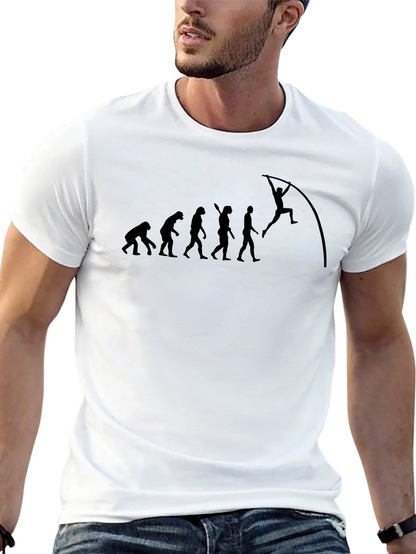 Evolution Pole Vaulting Black T-Shirt