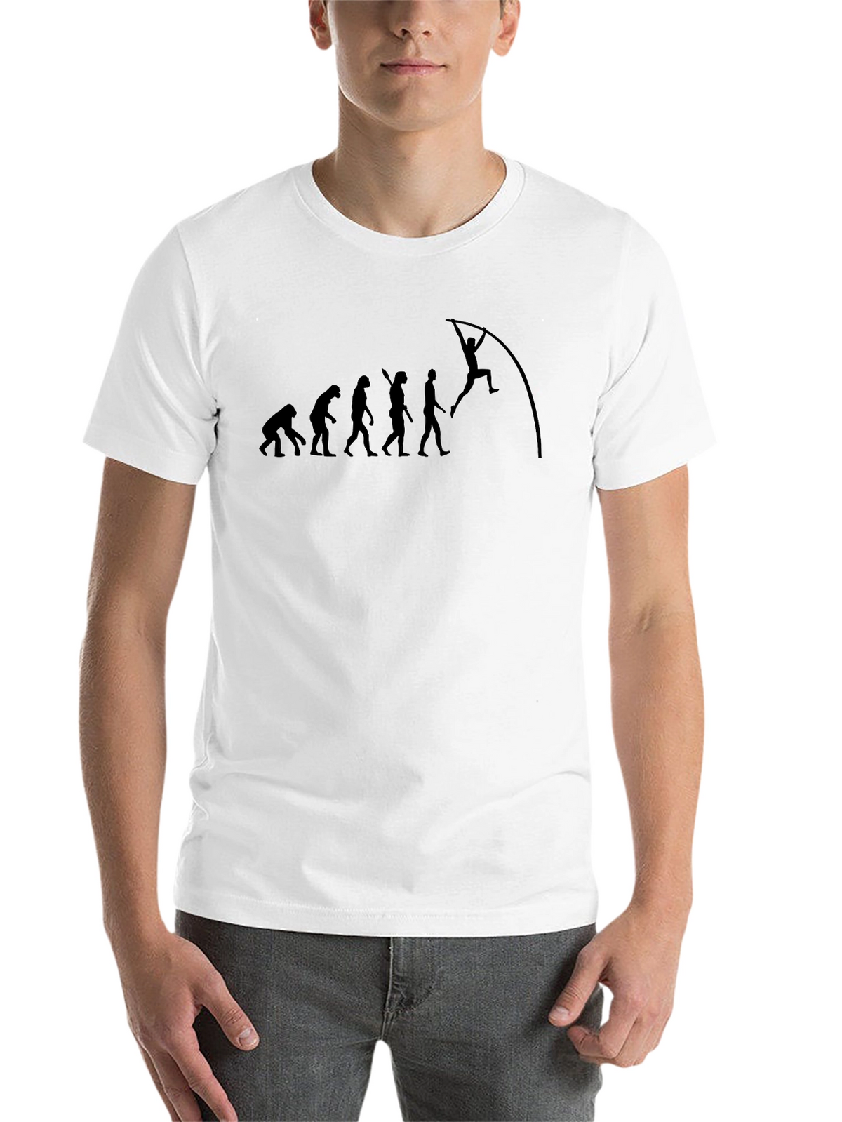 Evolution Pole Vaulting Black T-Shirt