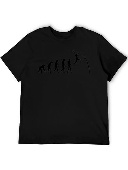 Evolution Pole Vaulting Black T-Shirt