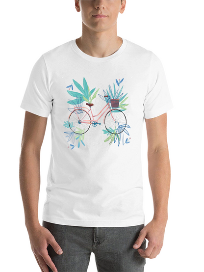 Just Keep Pedaling Bicycle Graphic Tee