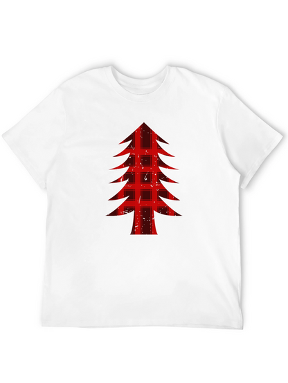 Buffalo Plaid Christmas Tree Graphic Tee