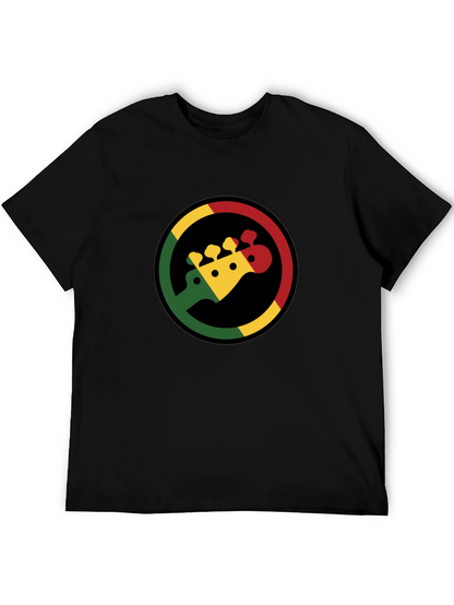 Rasta Bass Guitar T-Shirt - Reggae Music Tee