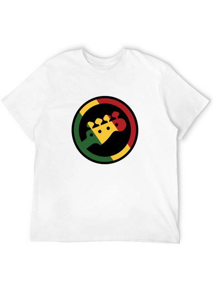 Rasta Bass Guitar T-Shirt - Reggae Music Tee