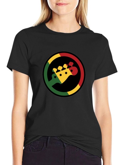 Rasta Bass Guitar T-Shirt - Reggae Music Tee