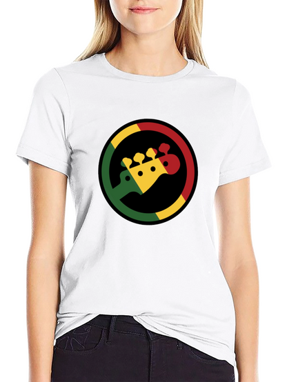 Rasta Bass Guitar T-Shirt - Reggae Music Tee