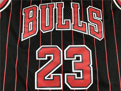 Men's Chicago Bulls Michael Jordan #23 Black Classics 1996-97 Authentic Jerseys