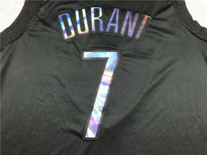 Men's Brooklyn Nets Kevin Durant #7 Black Player Jerseys