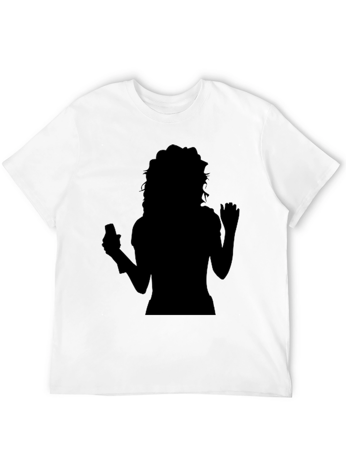 Silhouette Graphic Tee - Black Casual Shirt