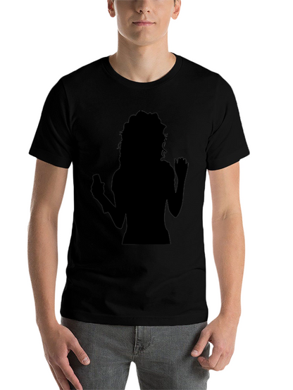 Silhouette Graphic Tee - Black Casual Shirt