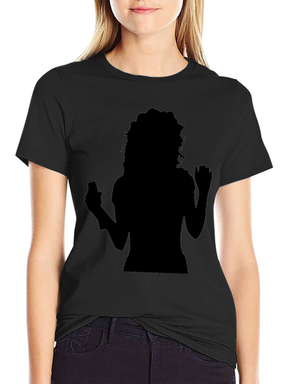 Silhouette Graphic Tee - Black Casual Shirt