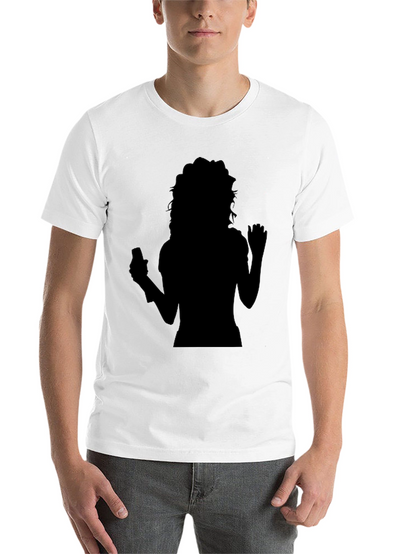 Silhouette Graphic Tee - Black Casual Shirt