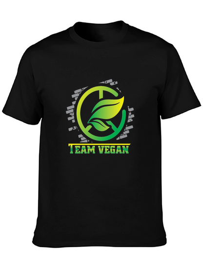 Team Vegan Graphic Tee - Eco-Friendly Style