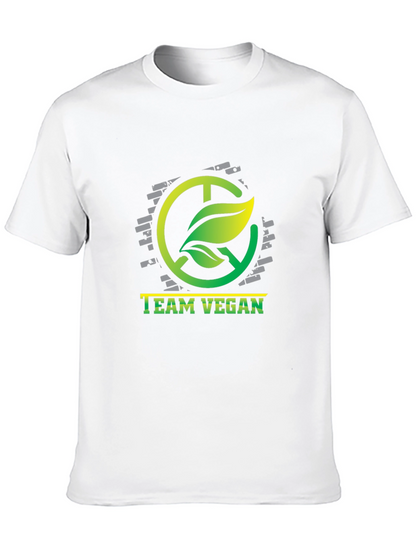 Team Vegan Graphic Tee - Eco-Friendly Style