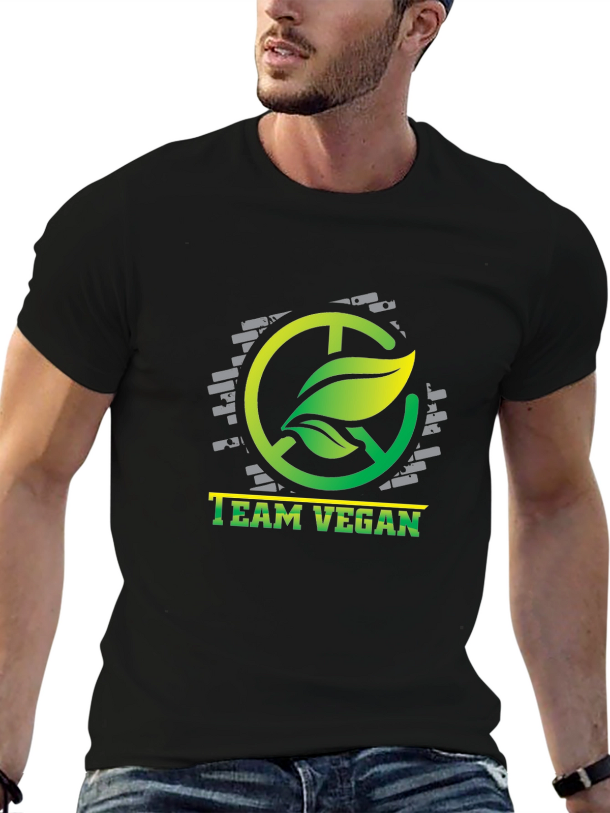Team Vegan Graphic Tee - Eco-Friendly Style