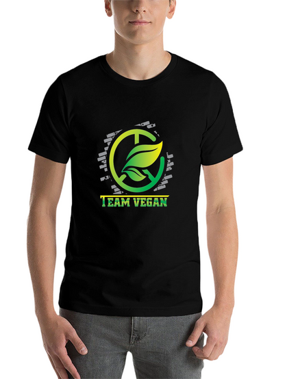 Team Vegan Graphic Tee - Eco-Friendly Style