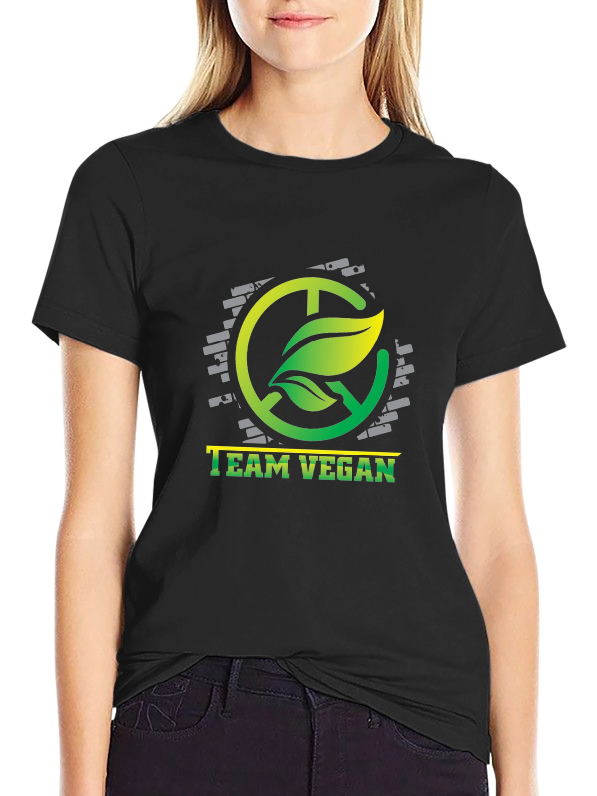 Team Vegan Graphic Tee - Eco-Friendly Style
