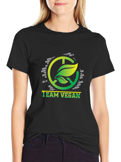 Team Vegan Graphic Tee - Eco-Friendly Style