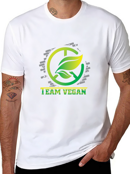 Team Vegan Graphic Tee - Eco-Friendly Style