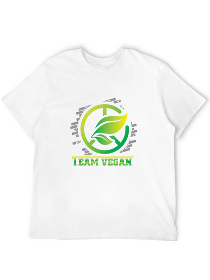 Team Vegan Graphic Tee - Eco-Friendly Style