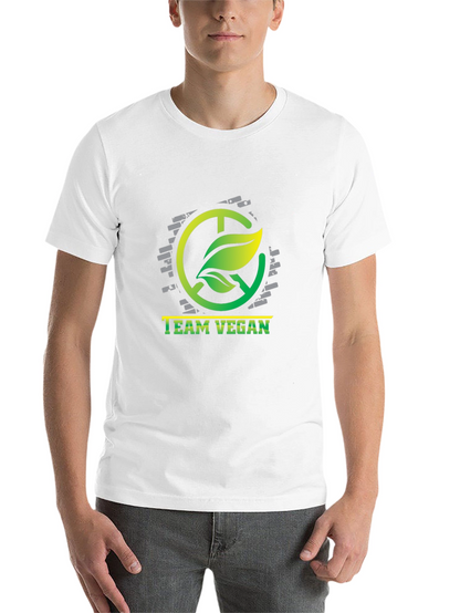 Team Vegan Graphic Tee - Eco-Friendly Style