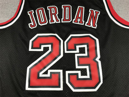 Men's Chicago Bulls Michael Jordan Black 1997-98 Hardwood Classics Player Jerseys