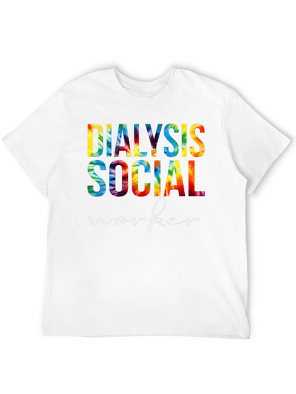 Dialysis Social Worker Tie Dye Graphic Tee