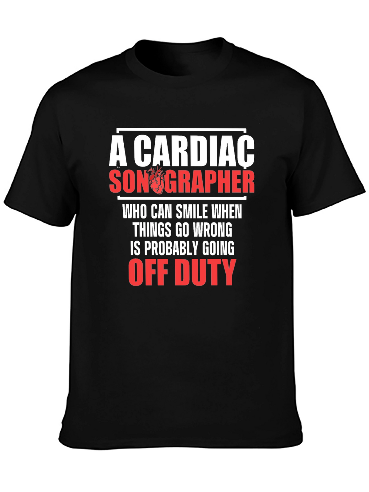Cardiac Sonographer Graphic T-Shirt