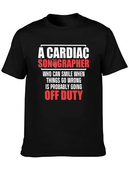 Cardiac Sonographer Graphic T-Shirt