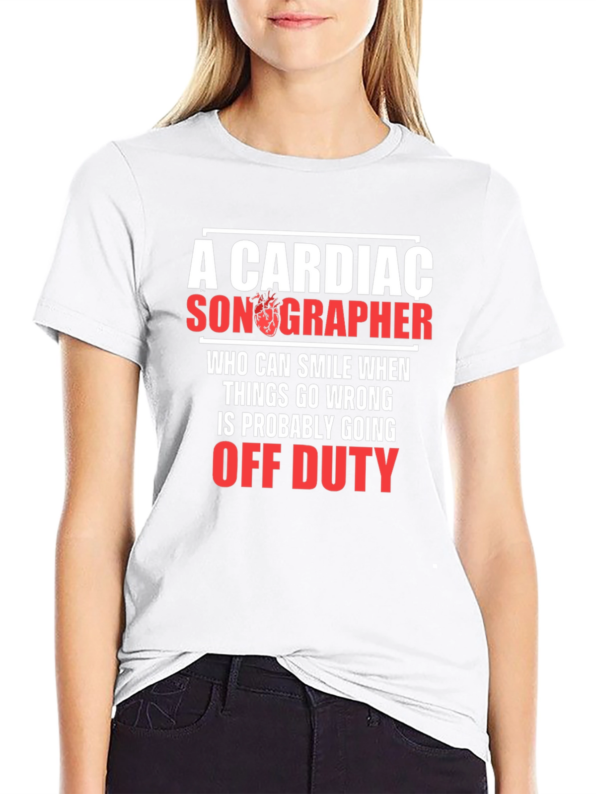 Cardiac Sonographer Graphic T-Shirt
