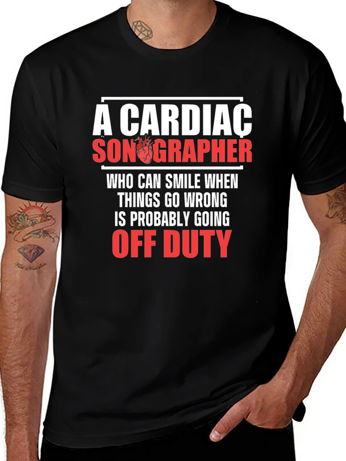 Cardiac Sonographer Graphic T-Shirt