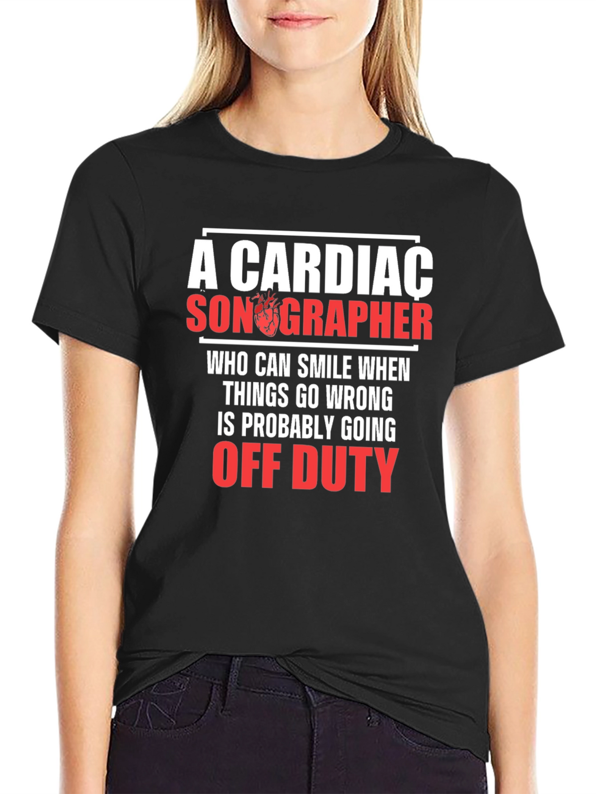 Cardiac Sonographer Graphic T-Shirt