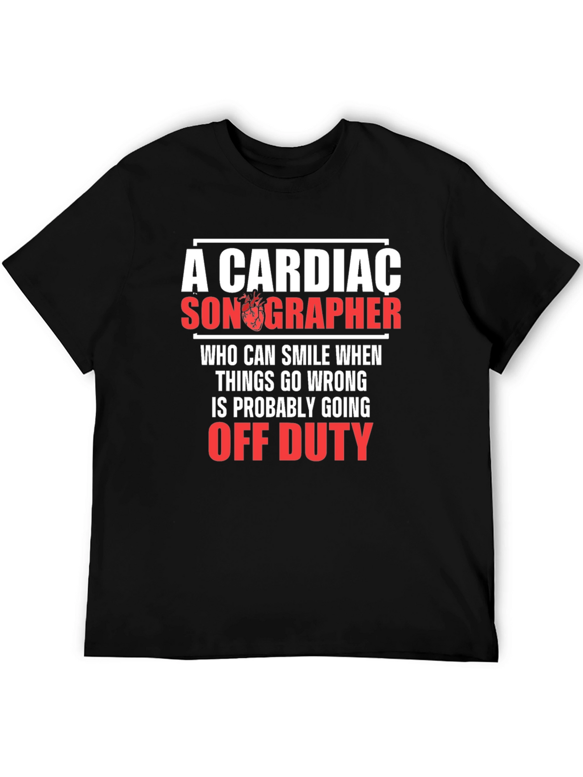 Cardiac Sonographer Graphic T-Shirt