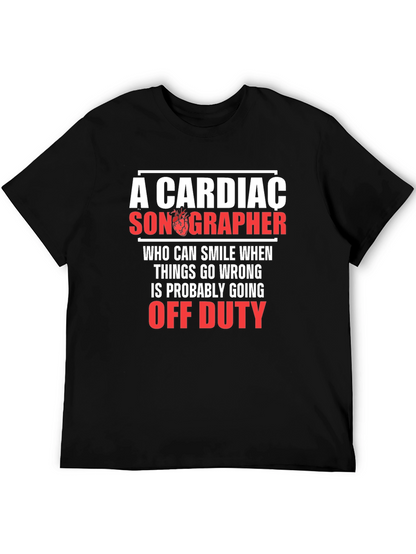 Cardiac Sonographer Graphic T-Shirt