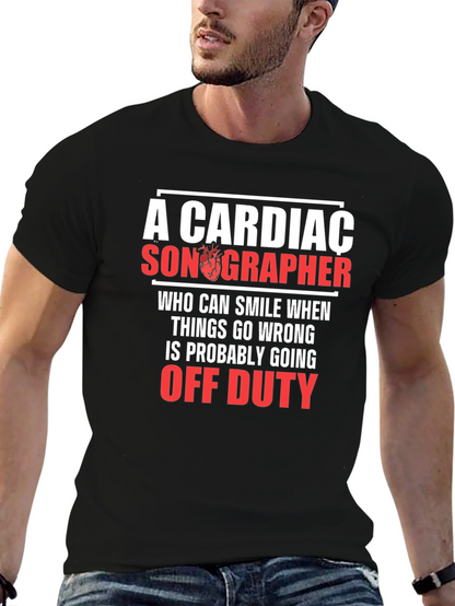 Cardiac Sonographer Graphic T-Shirt