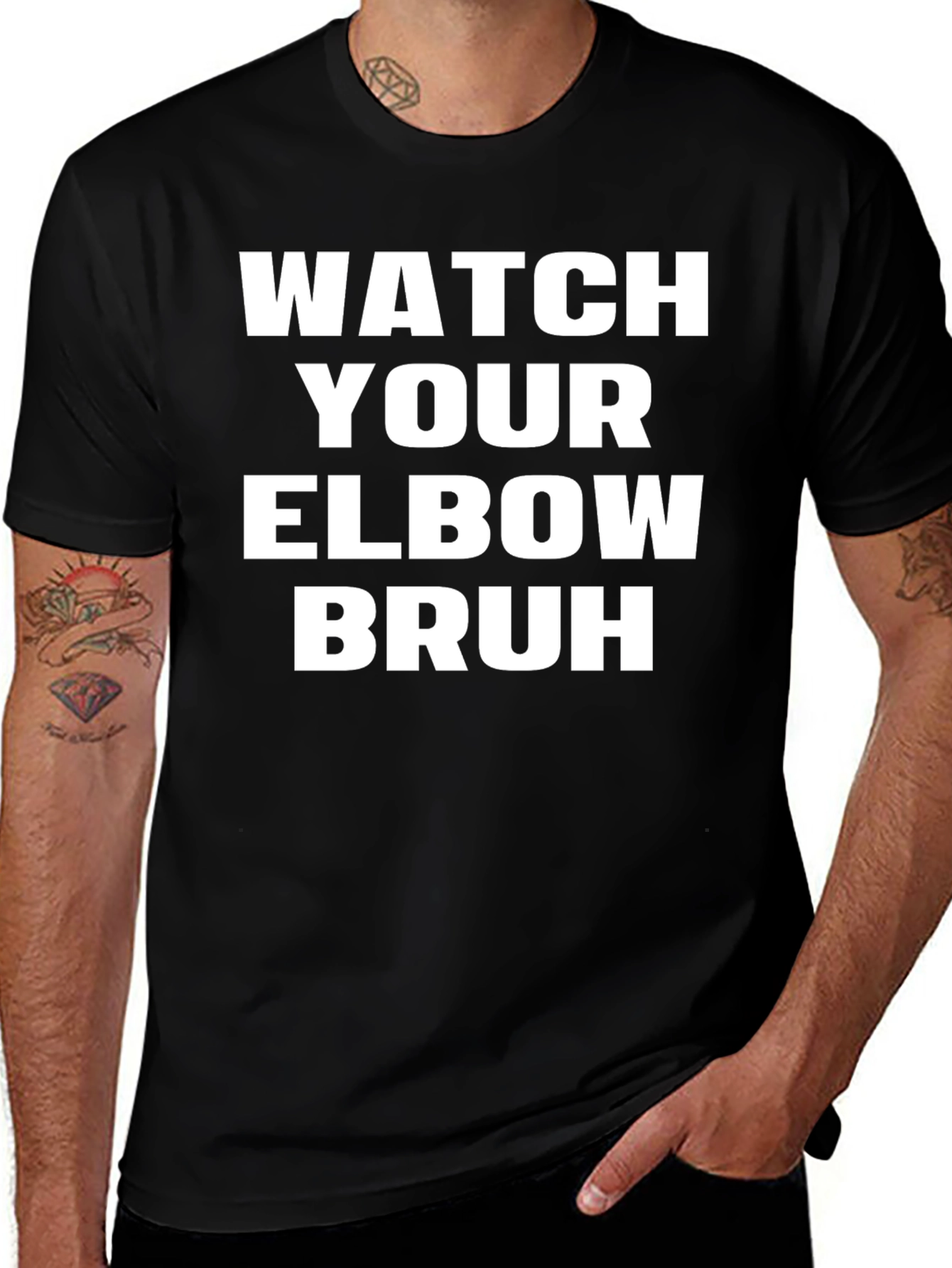 Watch Your Elbow Bruh Graphic Tee